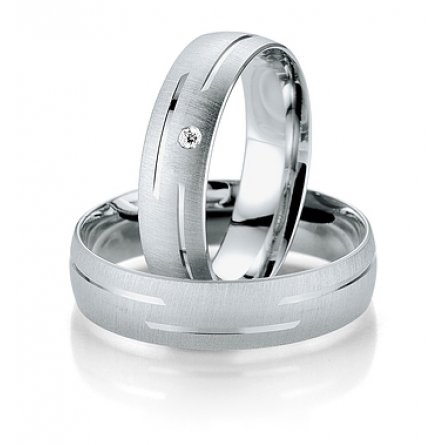 Obrączki platynowe Breuning - 7041 (950) Smart Line