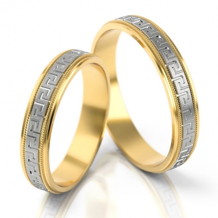 Obrączki dwukolorowe Stelmach - 212-ST