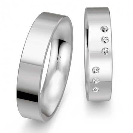 Obrączki platynowe Breuning - 40590 (600) Basic