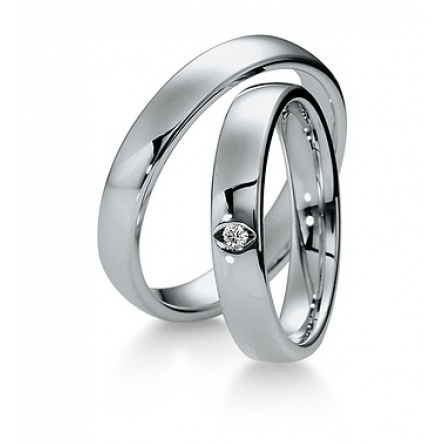 Obrączki platynowe Breuning - 40310 (950) Basic