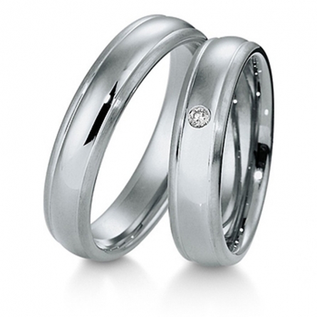 Obrączki platynowe Breuning - 40610 (950) Basic