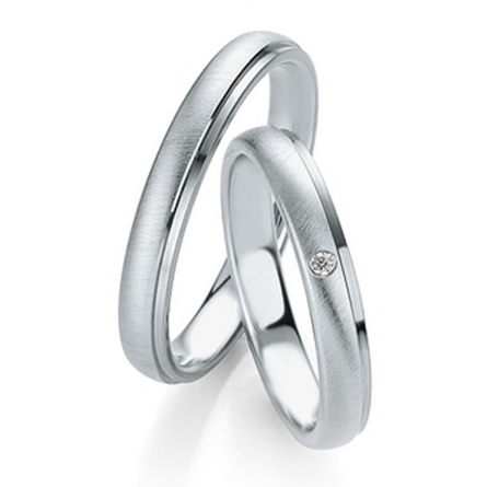 Obrączki platynowe Breuning - 56510 (950) Basic