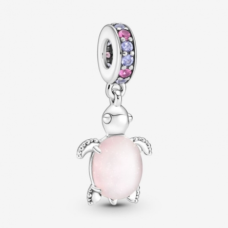 Zawieszka Różowy Żółw Morski Murano  - 798939C02
