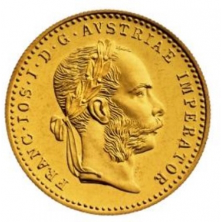 Moneta bulionowa złota - 1 Złoty Dukat Austriacki nowe bicie