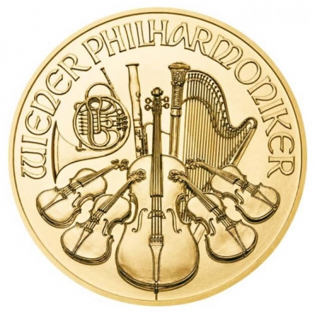Moneta bulionowa złota - Filharmonicy Wiedeńscy 1 oz