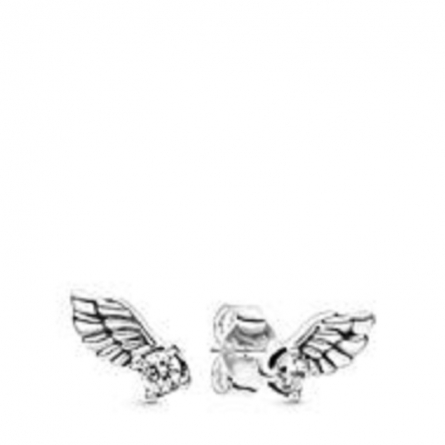 Kolczyki sztyfty Lśniące skrzydła anioła - 298501C01