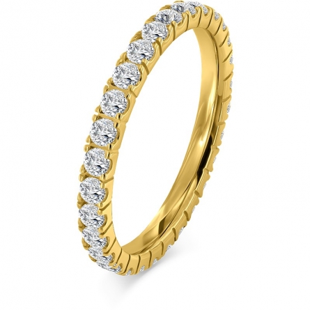 Obrączka z kamieniami - M01