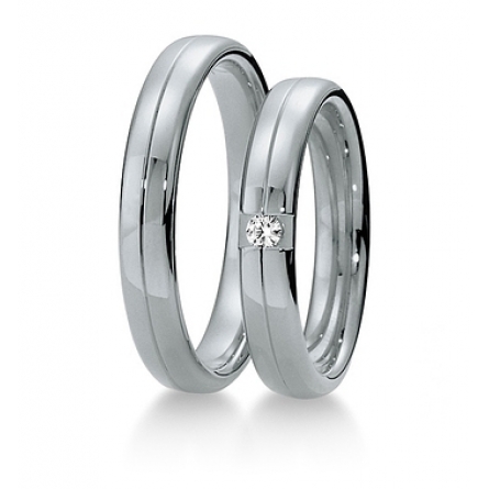 Obrączki platynowe Breuning - 40250 (950) Basic