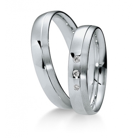 Obrączki platynowe Breuning - 40350 (600) Basic