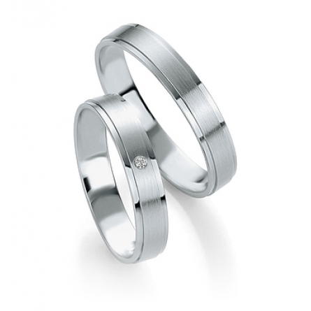 Obrączki platynowe Breuning - 56180 (600) Basic
