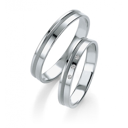 Obrączki platynowe Breuning - 56250 (950) Basic