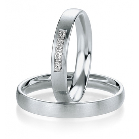Obrączki platynowe Breuning - 56300 (950) Basic