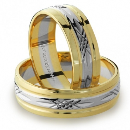 Obrączki ślubne Zirkon - ZB-042