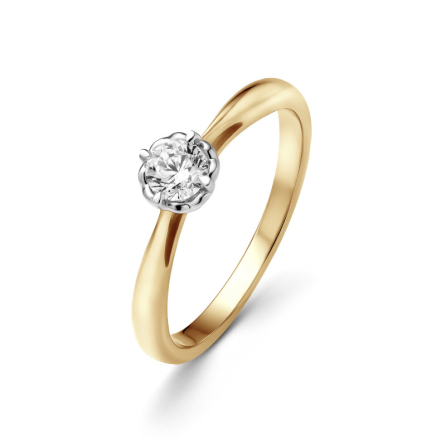 Pierścionek z brylantem - Diamare / 0.50 ct