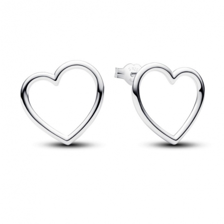 Kolczyki-sztyfty w kształcie serc skierowanych do przodu - 293077C00