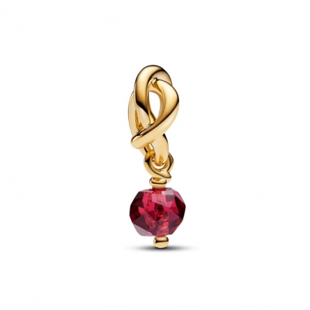 Charms-zawieszka Czerwony symbol wieczności - 763462C07