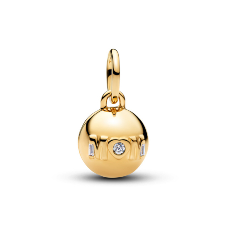 Otwierany charms z napisem Mum - 764457C01