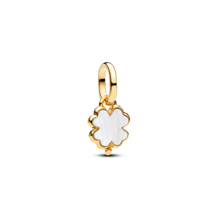 Charms-zawieszka z białą koniczynką - 764564C01