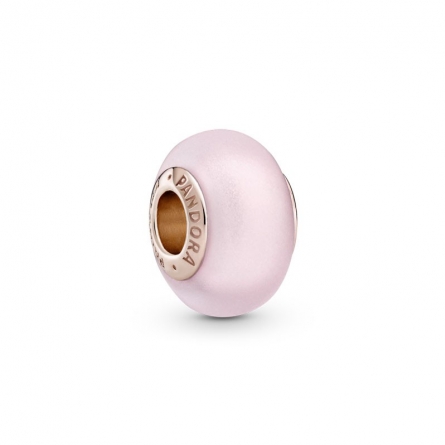 Różowy charms z matowego szkła Murano - 789421C00
