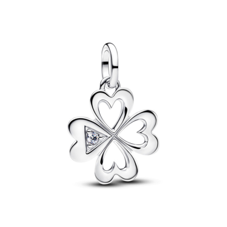 Charms-medalion Czterolistna koniczyna z serc - 793034C01