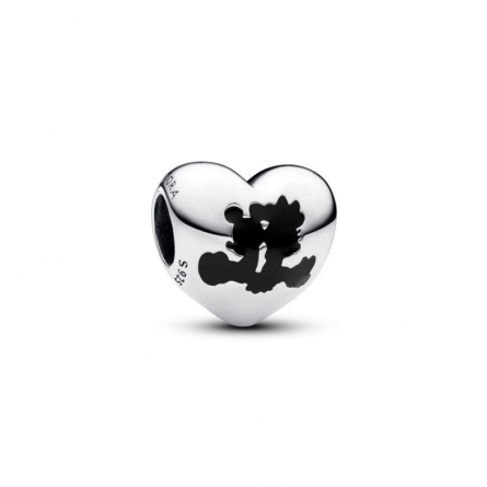 Charms w kształcie serca z wizerunkiem Myszki Miki i Minnie - 793092C01