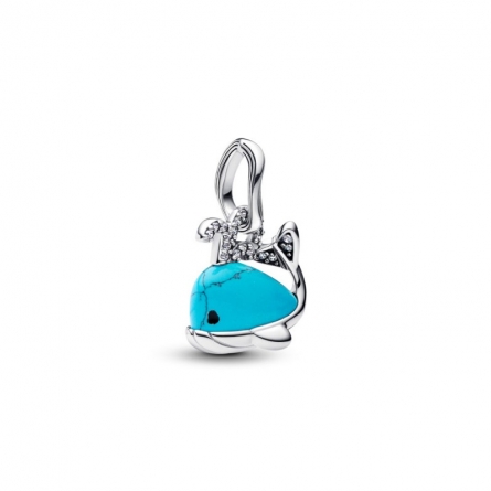 Charms-zawieszka Turkusowy wieloryb - 793822C01