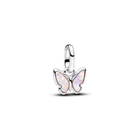Mały charms-zawieszka Różowy motyl - 793825C01