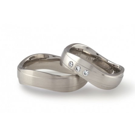 Obrączki platynowe Breuning - 9064 (600)