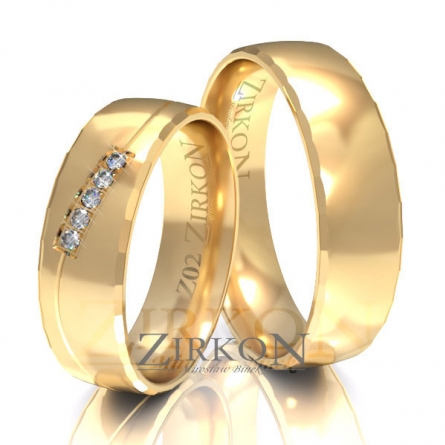Obrączki ślubne Zirkon - Z-002 L