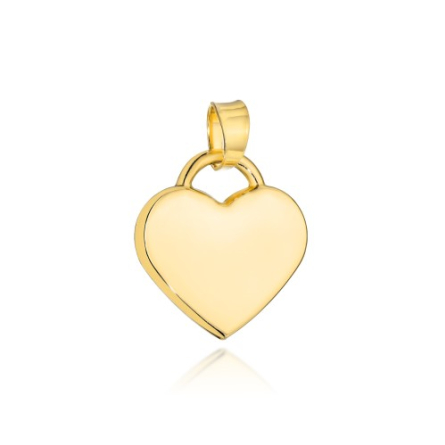 Zawieszka gładkie małe serce - 6-Z10668